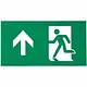 Megaman MM10491 vluchtwegpictogram omhoog 33 m 190x390mm