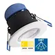Megaman MM10837 LED-inbouwspot dimbaar 650lm 2800/4000K IP54 68mm blauw