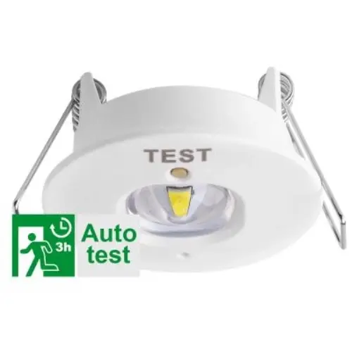 Megaman MM11044 noodverlichting inbouw 120lm 1,8W 3 uur autotest 0-45C