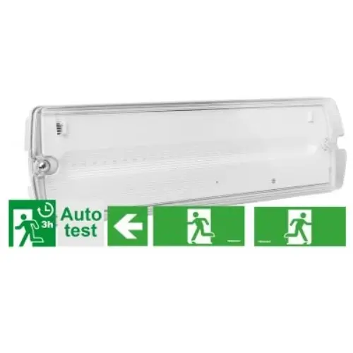 Megaman MM11052 noodverlichting wandopbouw 140lm IP65 zelftest wit