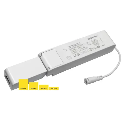 Megaman MM10964 LED-driver 25-37W 650-950mA schakelbaar flicker free