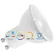 Megaman MM11534 LED-reflector lamp PAR16 GU10 4,7W 430lm 2200-6500K Bluetooth RGBW gematteerd grijs