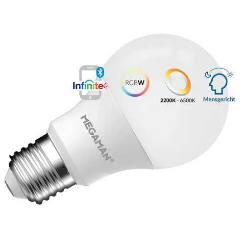 Megaman MM11535 infinite a60 rgbw bluetoo