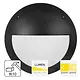 Megaman MM10554 plafondlamp fonda ooglid 10/15/22W 3000/4000K IP66 dimbaar zwart