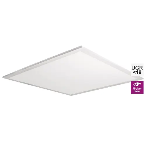 Megaman MM12317 LED-paneel berto inbouw opbouw vierkant 23,4W 3000K UGR19 IP40 dimbaar