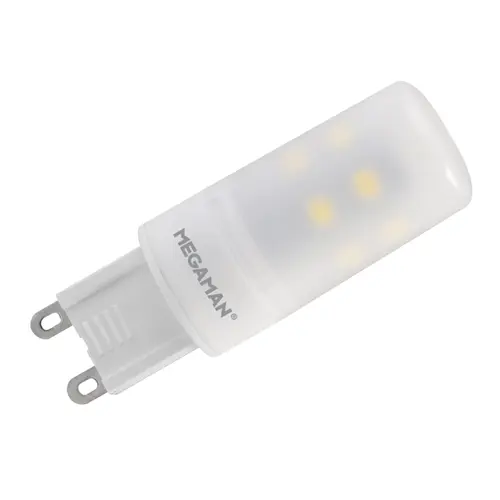 Megaman MM12592 led g9 3.6w/400lm dim 27k