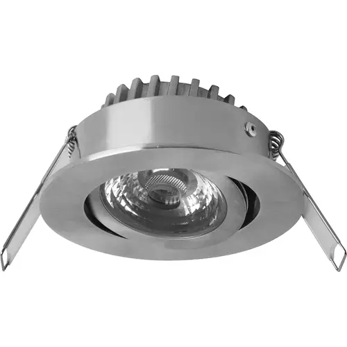 Megaman MM09646 LED inbouw spot dimbaar 10W 1800-3000K IP44 80mm nikkel