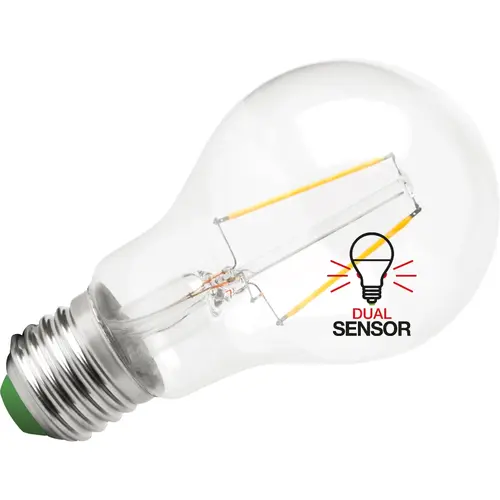 Megaman MM10027 LED-sensorlamp A60 E27 5W 470lm 2700K dag-nacht sensor helder