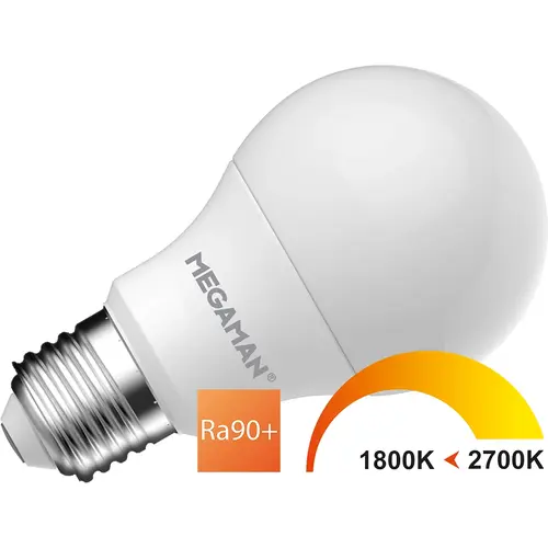 Megaman MM11076 LED-lamp bol E27 9W 810lm 1800-2700K dimbaar