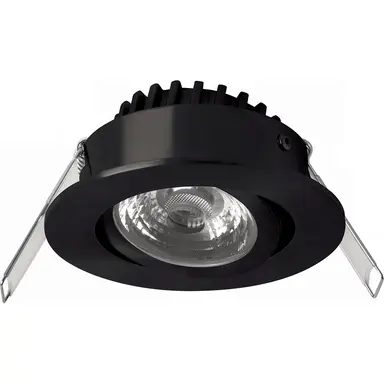Megaman MM10975 LED inbouw spot dimbaar 10W 1800-3000K IP44 80mm zwart