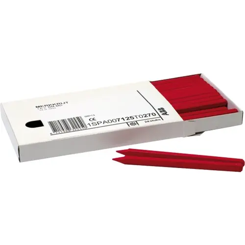ABB Haf Merkkrijt (1PC = 24 stuks) markeerkrijt rood set van 24 stuks