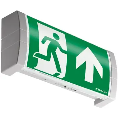 Van Lien PRE-1/LED Previx Decentraal continu opbouw noodverlichtingsarmatuur 1 W met pictogram rechtdoor