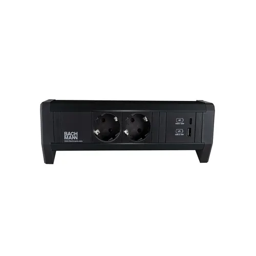 Bachmann 902.19386 dsk1 2x230-ra usb-a-c 0.2m zw