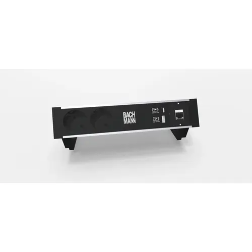 Bachmann 55.40.846 desk2 2x230v+usb a/c +cat 6