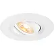 SLV 1007624 New Tria 75 XL DL inbouwspot rond kantelbaar GU10 10W wit excl. lichtbron