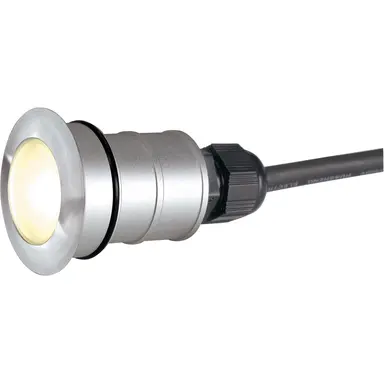 SLV 228332 vloerinbouwspot 1W LED voor buiten IP67 rond RVS 316 3000K