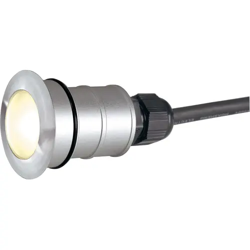 SLV 228332 vloerinbouwspot 1W LED voor buiten IP67 rond RVS 316 3000K