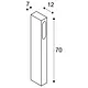 SLV 232145 Slotbox 70 tuinlamp staand LED 8,7W aluminium IP44 antraciet