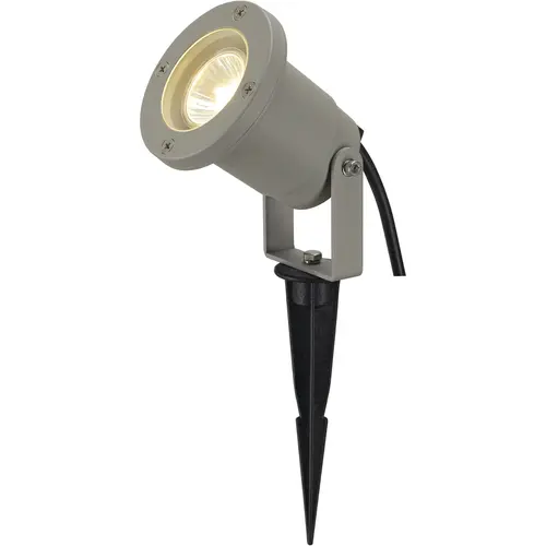 SLV 227418 outdoor IP65 lamparmatuur met grondpin en 1,5 meter kabel PAR51zilvergrijs