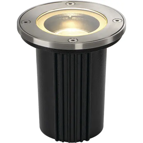 SLV 228430 vloerinbouwspot outdoor QPAR51 rond 11,6 cm RVS-316 IP67 GU10 max.35W