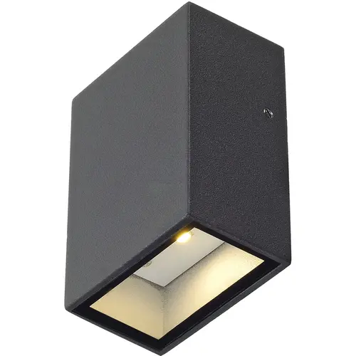 SLV 232465 QUAD wandarmatuur opbouw 4,6W IP44 antraciet