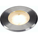 SLV 228412 vloerinbouwarmatuur rond 8cm LED 3,5W outdoor IP67 roestvrij staal geborsteld 3000K