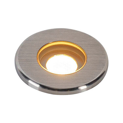 SLV 233540 vloerinbouwarmatuur mini 37mm rond LED 2W outdoor IP67 RVS 3000K