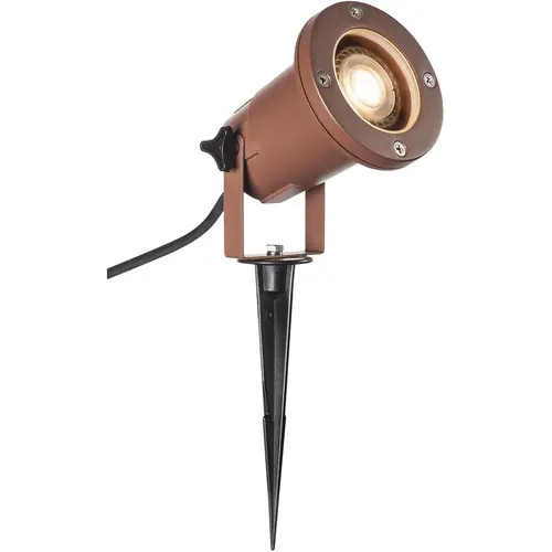 SLV 1001964 tuinspot BIG Nautilus 1 x GU10 IP44 roestkleur