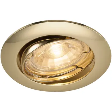 SLV 1000720 pika zwenkbaar messing 1xgu10