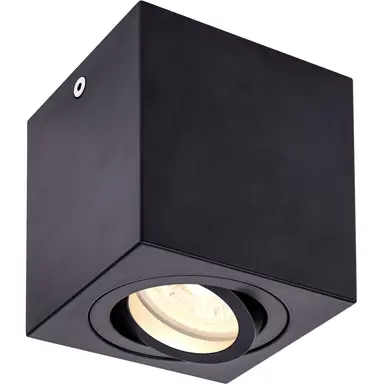 SLV 1002013 triledo plafondlamp zwart 1xgu