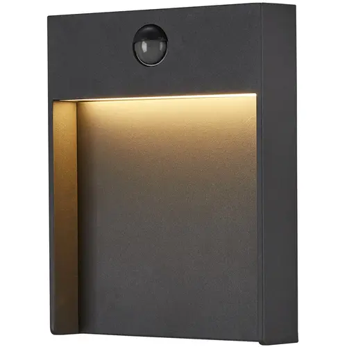 SLV 1002954 flatt sensor antraciet 1xled 3