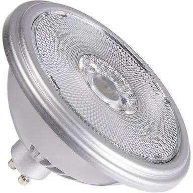 SLV 1005279 QPAR111 GU10 LED lichtbron 12,5W 3000K CRI90 zilver 30gr.