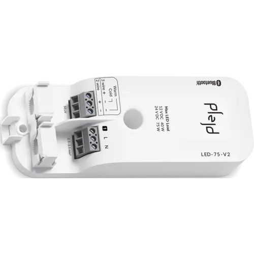 Plejd LED-75-V2 dimbare LED-driver 1-75W 12/24V