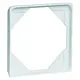 PEHA 95.02 JR centraalplaat 55x55 mm Dialog levend wit