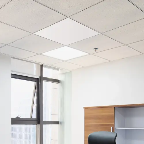 Masterwatt 880121350 Raster 2.0 RF infrarood verwarmingspaneel 400 Watt voor systeem plafond bedienbaar met draadloze thermostaat
