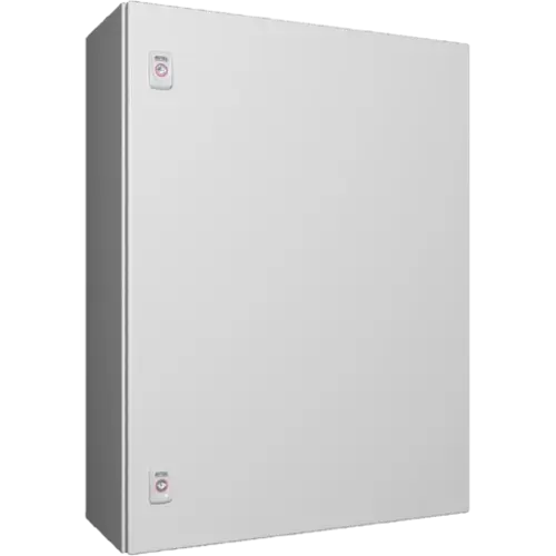 Rittal 1058000 AX wandkast 600x800x250mm 1-deurs montageplaat staal RAL7035 IP66