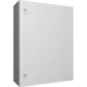 Rittal 1058000 AX wandkast 600x800x250mm 1-deurs montageplaat staal RAL7035 IP66