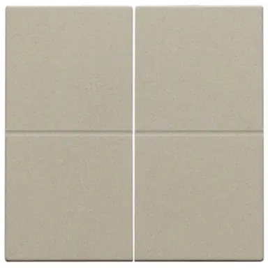 Niko 157-00060 tweevoudige toets voor draadloze wandzender champagne coated