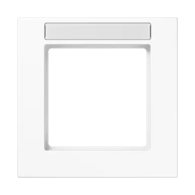 JUNG A 5581 BF NA WW afdekraam 1-voudig met tekstvenster A550 alpine wit