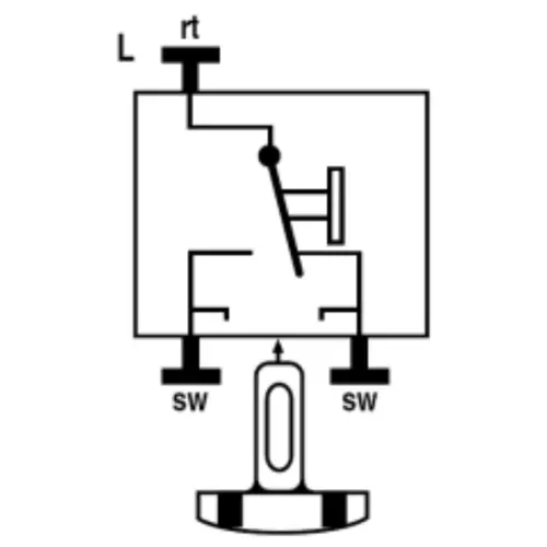 JUNG 506 EU wisselschakelaar