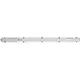 Opple 531000045700 LED-armatuur 1255x82mm 18/36W 4000/5700K IP65 dimbaar noodverlichting grijs