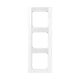 JUNG A 5583 BF NA WW afdekraam 3-voudig verticaal met tekstvenster A550 alpine wit