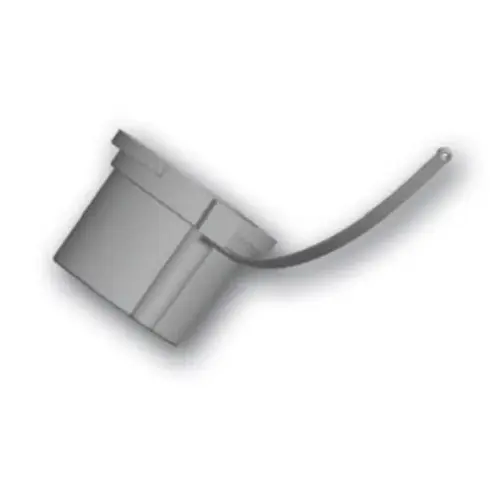 PCE TS7632G CEE-beschermingskap 63A 3- 4- en 5-polig grijs IP67