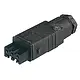 Belden STAK 3 N ZWART rechthoekige connector STAK 3 female 3-polig 10A IP54 zwart