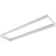 Opple 542098017700 opbouwbehuizing tbv LED paneel 1211 x 311 x 69 mm aluminium wit