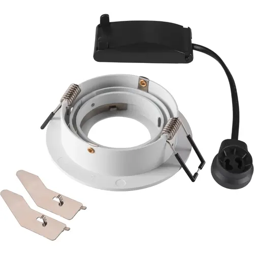 SLV 1007374 NEW TRIA 75 inbouwspot kantelbaar GU10-fitting max.10W excl. lichtbron IP20 wit