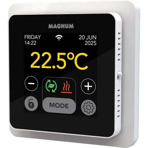 MAGNUM 825400 WiFi-thermostaat Remote Control 2 voor elektrische vloerverwarming incl. vloersensor wit