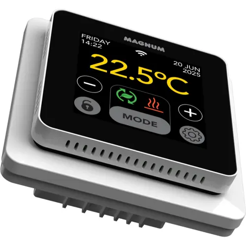 MAGNUM 825400 WiFi-thermostaat Remote Control 2 voor elektrische vloerverwarming incl. vloersensor wit