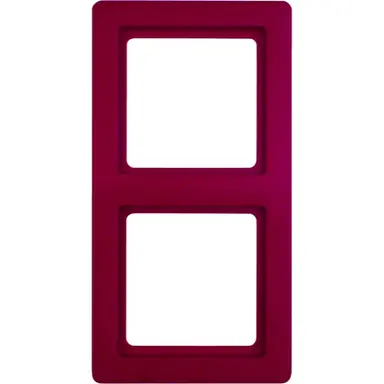 Berker 10126062 afdekraam 2-voudig Q1 rood