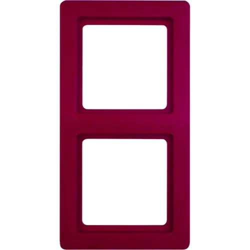 Berker 10126062 afdekraam 2-voudig Q1 rood